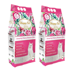 Load image into Gallery viewer, Happy Cat India Clumping Cat Litter Cherry Blossom Combo 10 kg (Pack of 2 ) Per Litter TrayRefill
