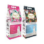 Load image into Gallery viewer, Happy Cat Clumping Cat Litter Cherry&amp;Jasmine Combo10kg(PackOf 2) PerLitter Tray Refill
