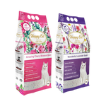 Load image into Gallery viewer, HappyCat Clumping Cat Litter Cherry &amp; Lavender Combo10kg(Pack Of 2) per Litter Tray Refill
