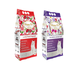 Load image into Gallery viewer, HappyCat Clumping Cat Litter Rose &amp; Lavender Combo 10kg(Pack Of 2)per Litter Tray Refill
